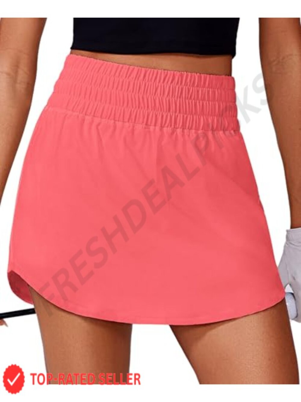 Golf Skort High Waisted A-Line Skirt with Pockets for Women